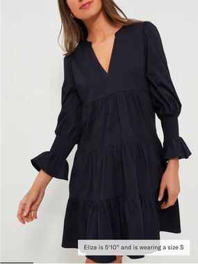 O women’s tuckernuck pomander place Navy Cotton Poplin Kenzo Dress